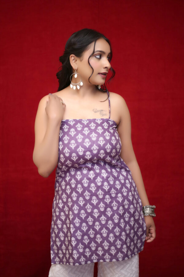 LAVENDER DREAM - Trendy corset kurti